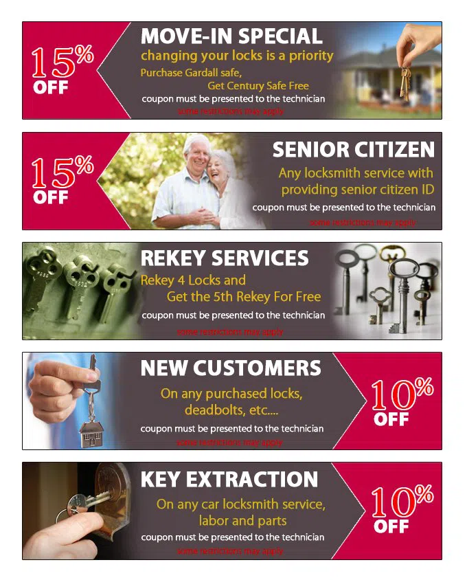 Galaxy Locksmith Store Sun City Center, FL 813-261-4779 - coupon23-set-five